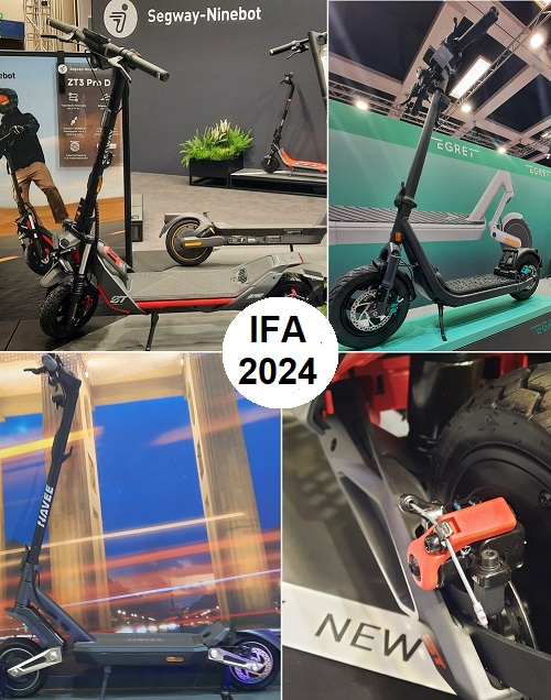 e scooter neuheiten auf der ifa in berlin