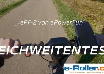 Reichweitentest zum ePowerfun epf-2
