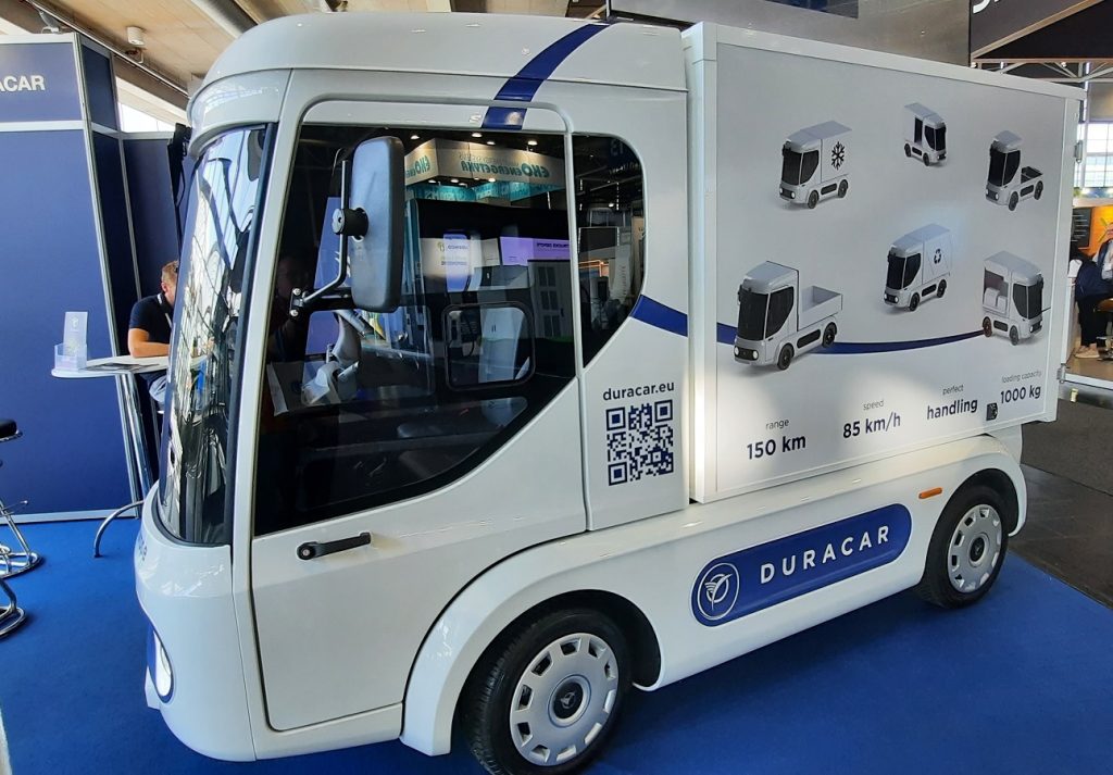 Duracar E-Mopedauto als Pickup oder mit Ladebox