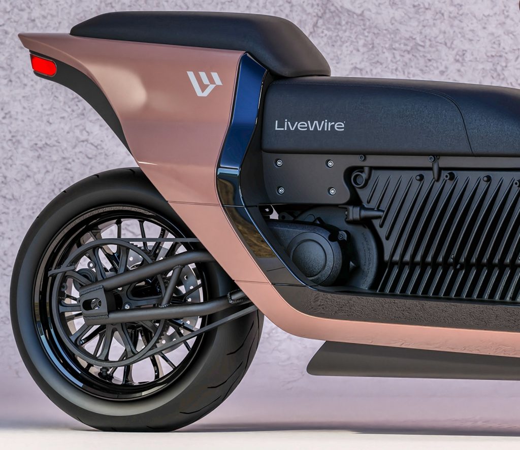 Livewire Kymco Elektroroller mit Zahnriemenantrieb