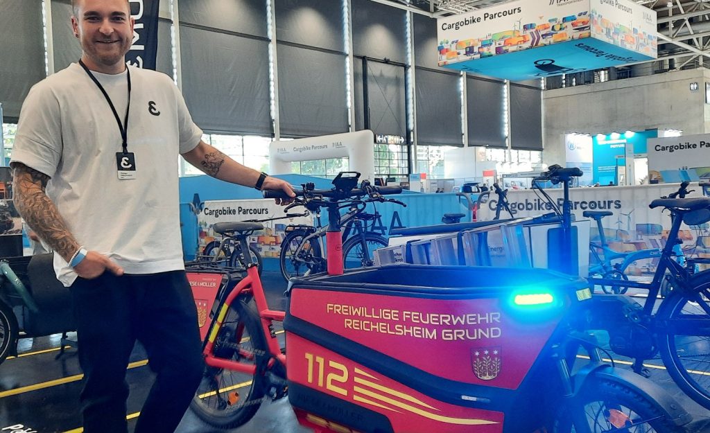 das e bike für die feuerwehr