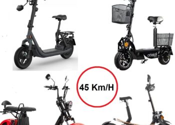 E Scooter 45 km/h mit Zulassung im Testvergleich