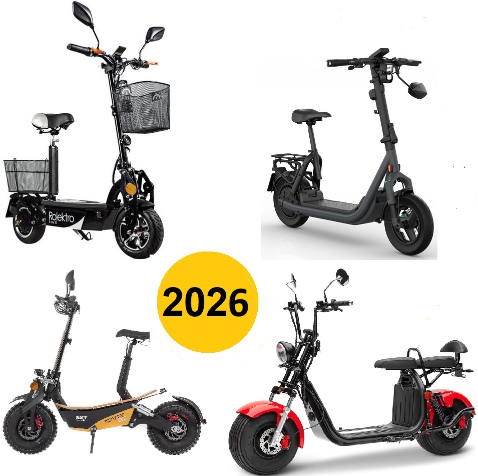 E Scooter mit Sitz im Praxistest 2026