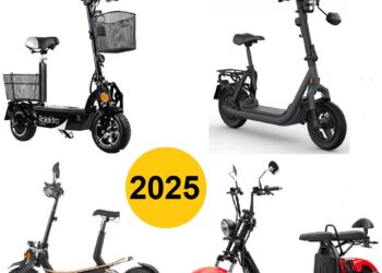 E Scooter mit Sitz 45 Km/h im Testvergleich 2025