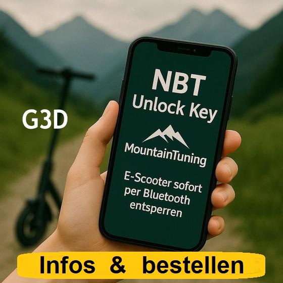 Ninebot G3D Tuning