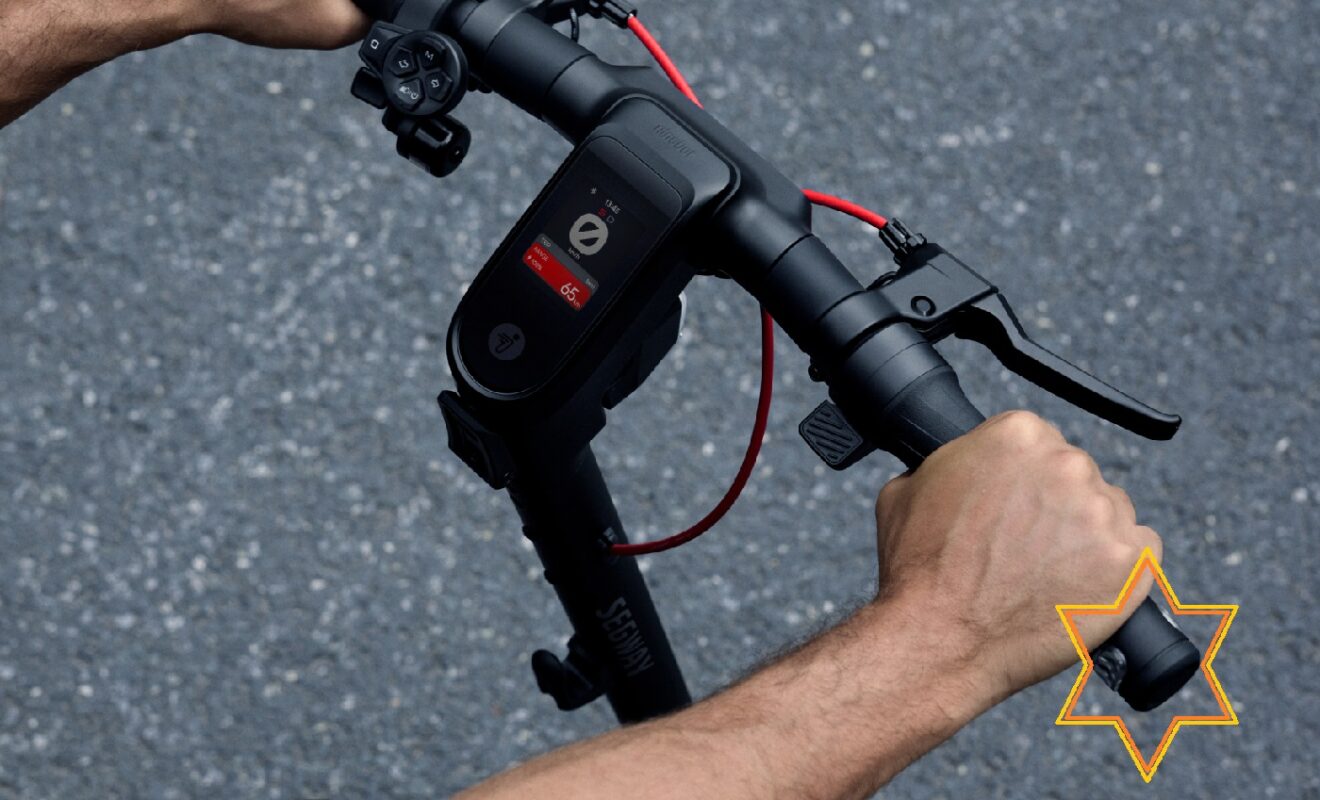 M2medien Aufkleber Carbon Optik - Für Segway Ninebot MAX G3D Hinterradschwinge