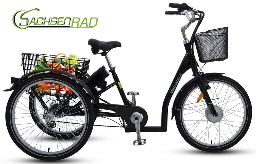 SachsenRAD E-Lastenrad T3A Trio unter 3000 Euro