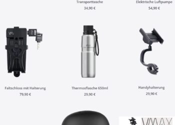 vmax e scooter zubehör