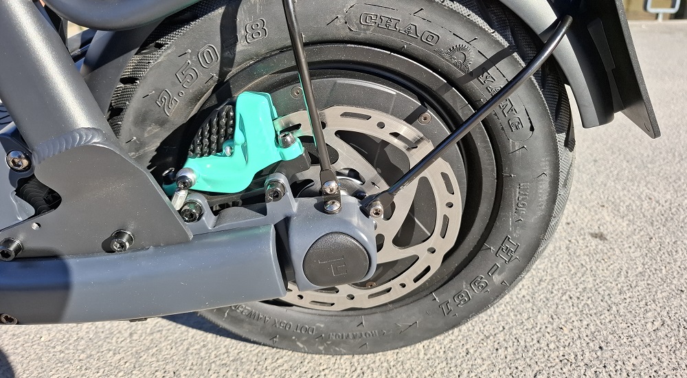 Bremstest E Scooter mit hoher Traglast