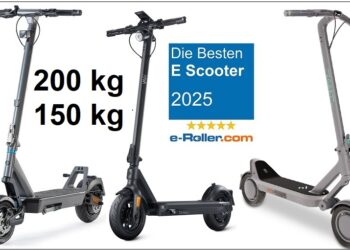 e scooter bis 150 kg traglast