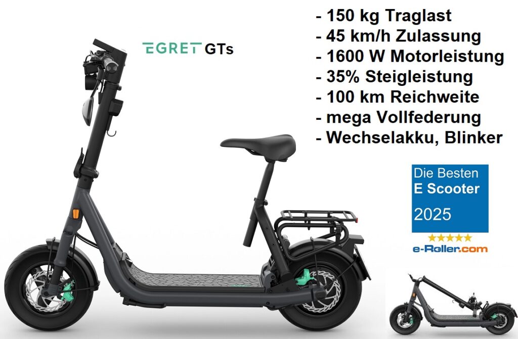 egret gts mit 150 kg traglast