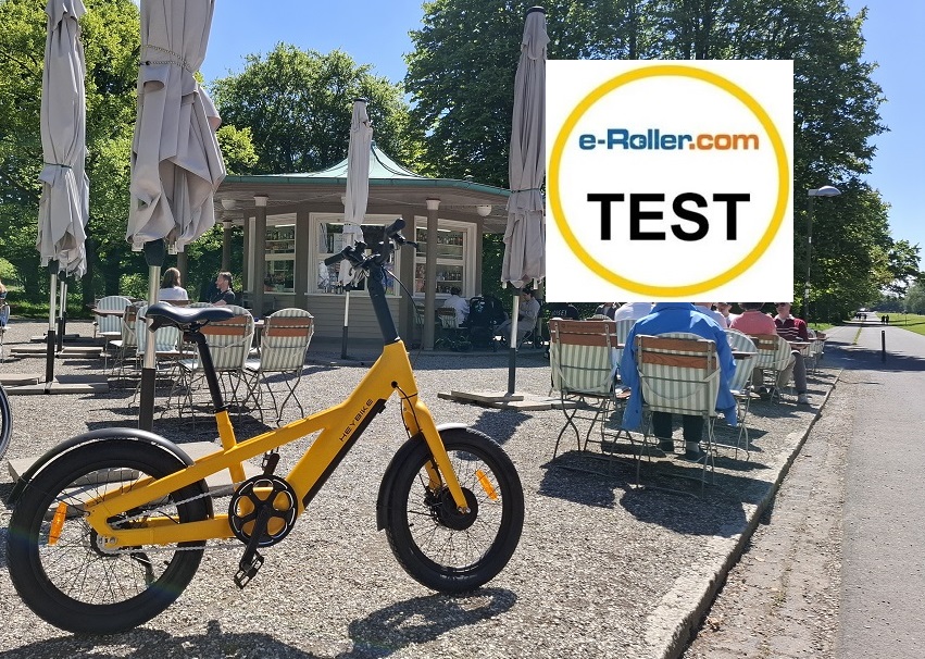 Heybike EC Compakt Testfahrt in der Stadt