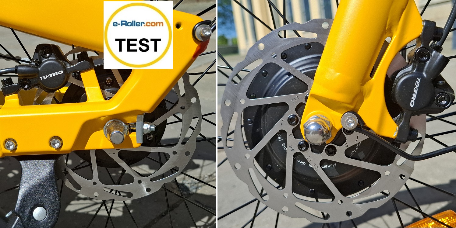 Heybike EC Compakt mit hydraulischen Tektro Bremsen
