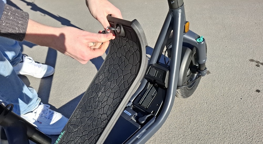Techniktest E Scooter mit hoher Traglast