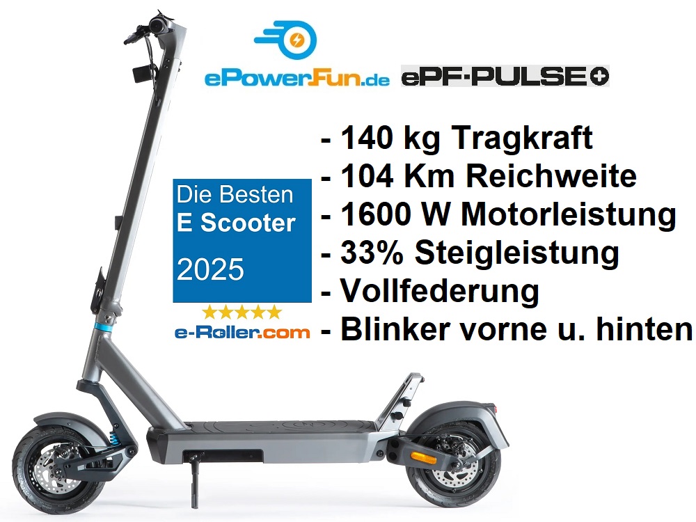 epowerfun epf-pulse mit hoher tragkraft