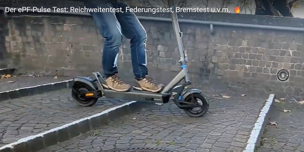 federungstest mit epowerfun epf-pulse+
