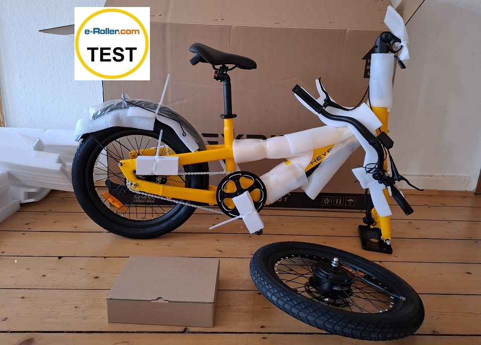 Heybike EC Compakt Einzelteile zusammenbauen