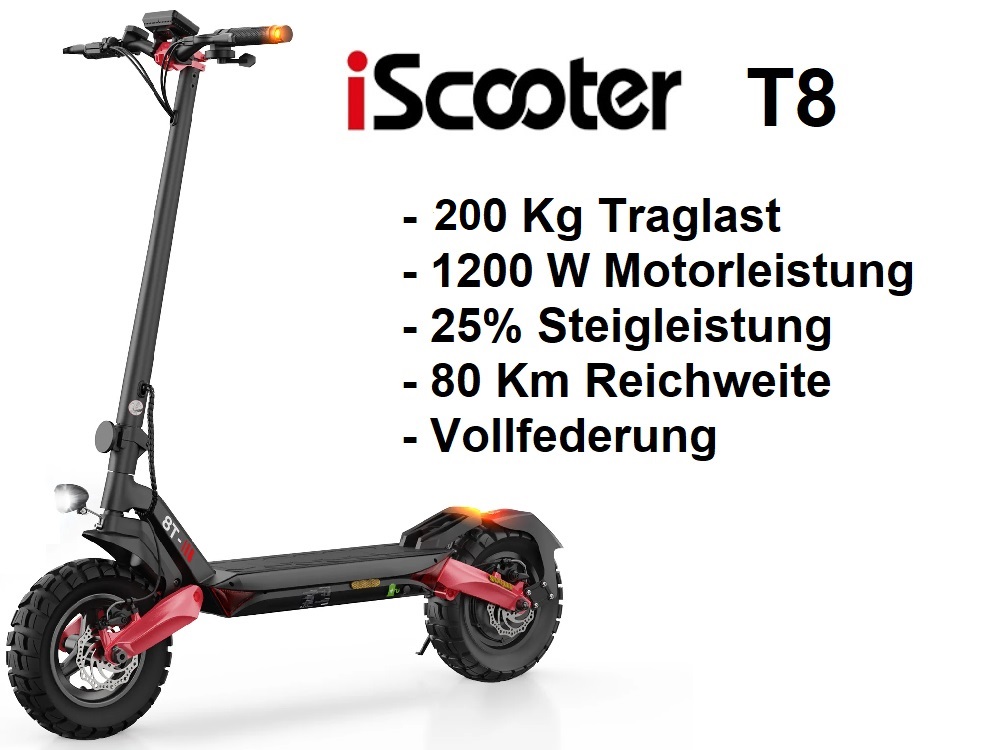 iscooter mit 200 kg traglast