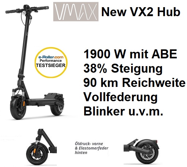 vx2 hub mit großer reichweite