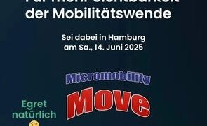 Micromobility Move 2025 in Hamburg - Der Event für Freunde der Elektrokleinstfahrzeuge, E Scooter: Uhrzeit, Beginn, Ablauf, Uhrzeiten