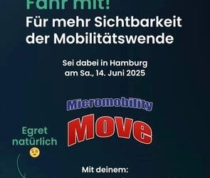 Micromobility Move 2025 in Hamburg - Der Event für Freunde der Elektrokleinstfahrzeuge, E Scooter: Uhrzeit, Beginn, Ablauf, Uhrzeiten