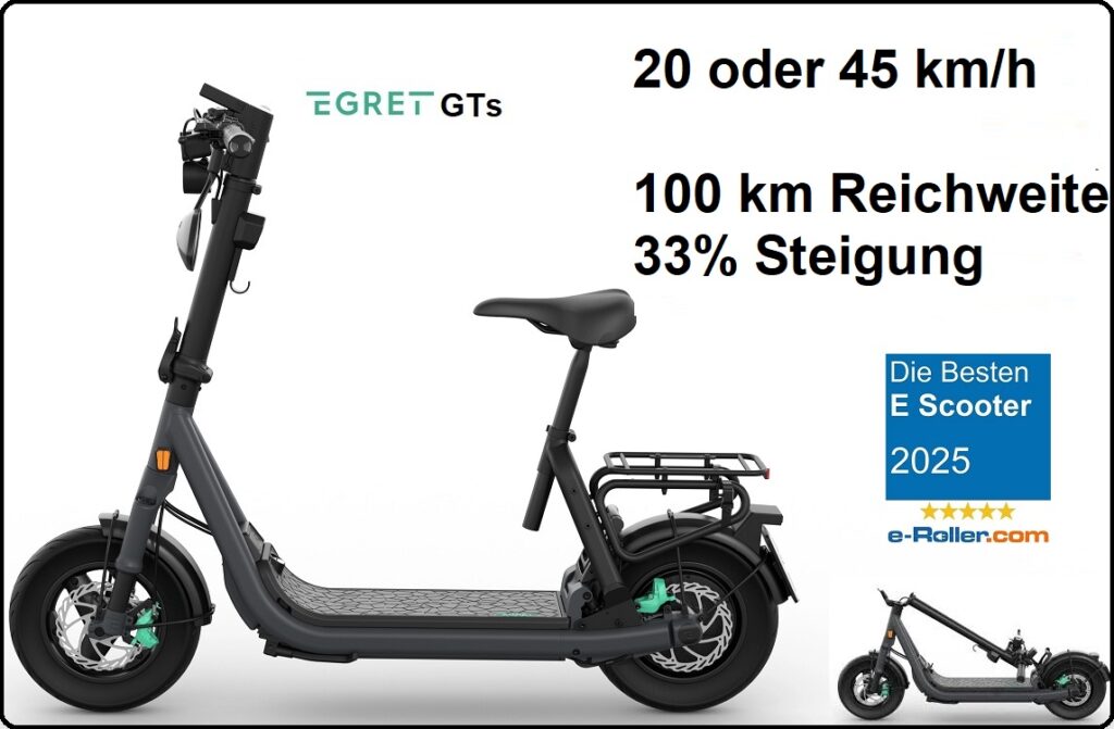 e scooter mit sitz 150 kg
