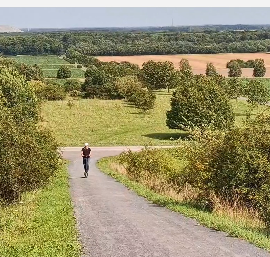 Steigungstest auf 30% Teufelsberg des Egret Unit
