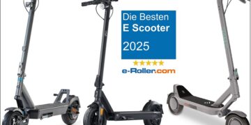 E scooter Test 2025 - Die besten neuen Modelle