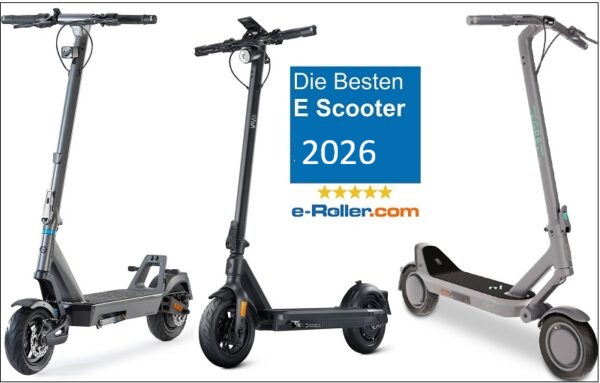 e scooter test 2026 - wie sind die neuen auf dem markt