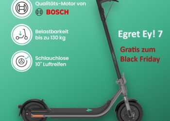 Gratis E Scooter zum Black Friday abholen!