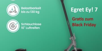 Gratis E Scooter zum Black Friday abholen!