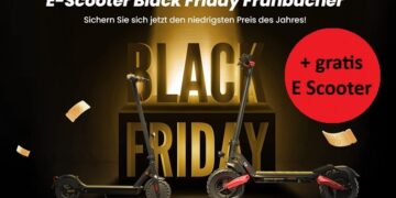 Die Black Friday Aktionen 2025 für E Scooter starten heute