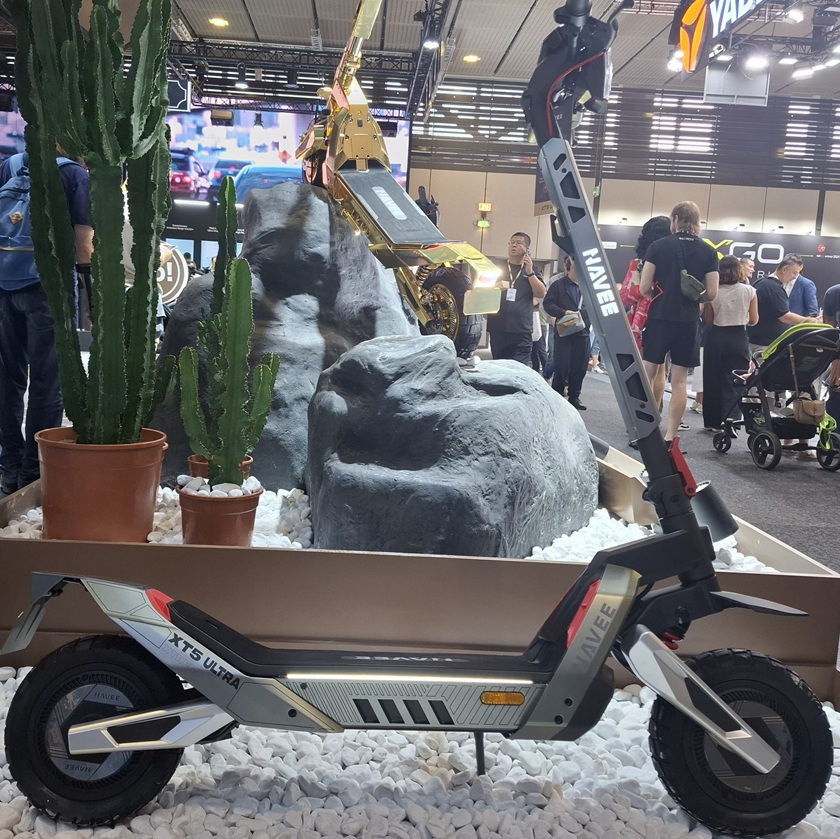 Der Navee XT5 wurde bereits auf der Messe vorgestellt