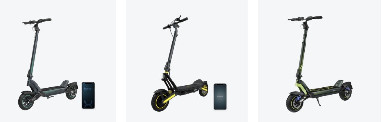 Die Bongo E Scooter im Vergleich