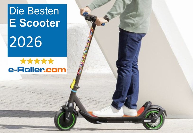 Neue E Scooter Modelle 2026 im Test