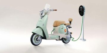 Yadea Elektroroller mit Natriumbatterie © Yadea