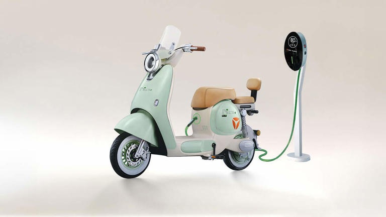 Yadea Elektroroller mit Natriumbatterie © Yadea