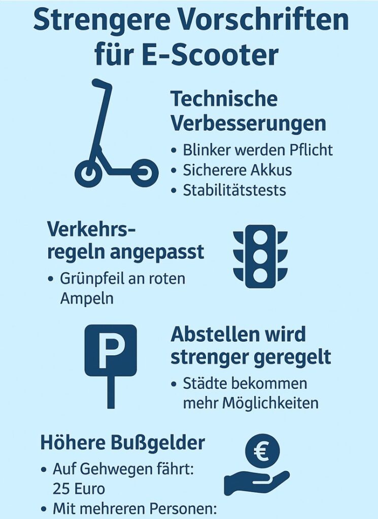 Die neuen E Scooter Regeln im Überblick