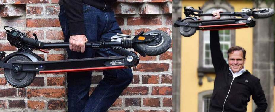 leichte e scooter klappbar - die besten leichten für pendler