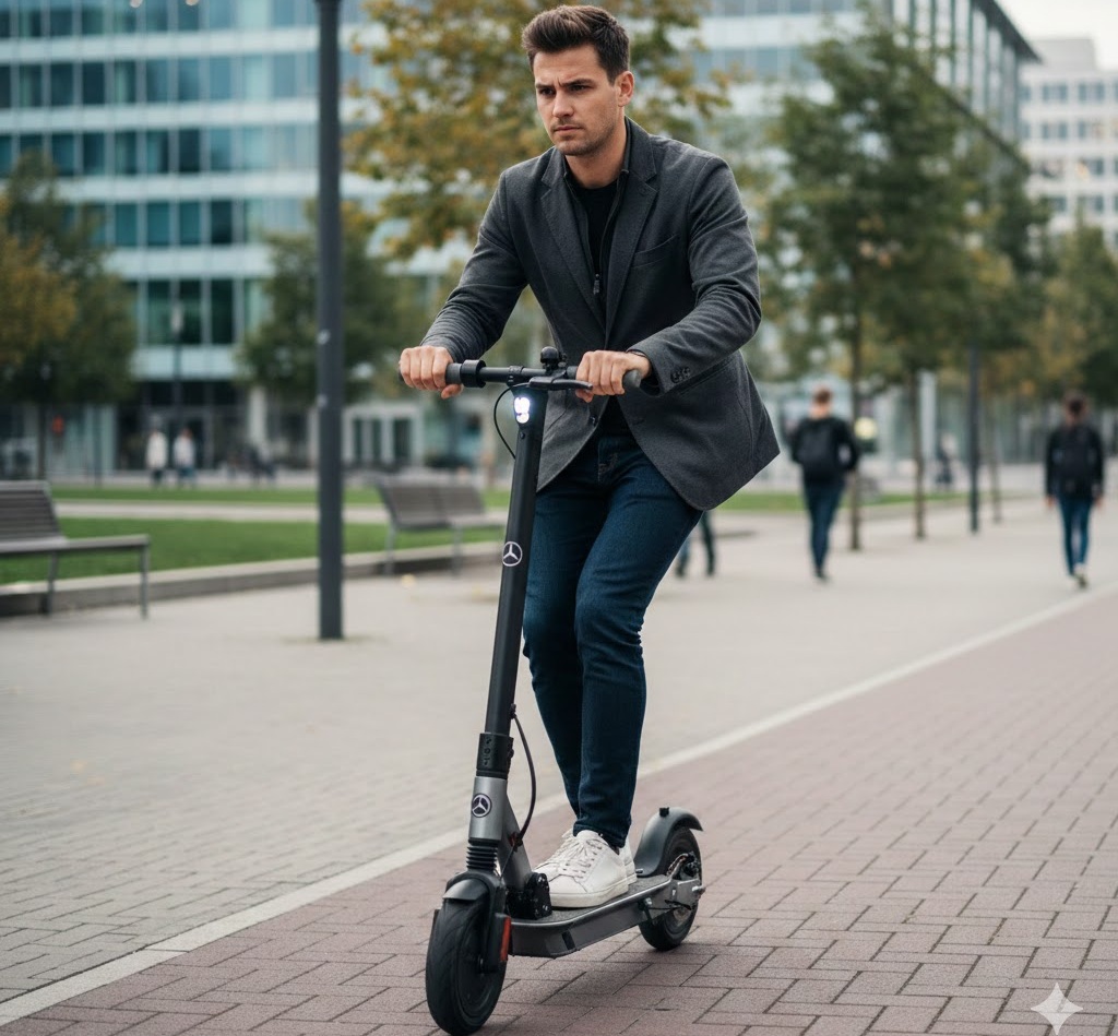 mercedes e scooter im test - unsere erfahrungen