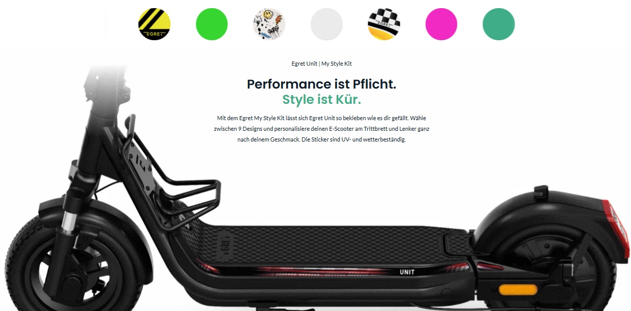 Coole Idee: Den Style gibt es in 9 Varianten