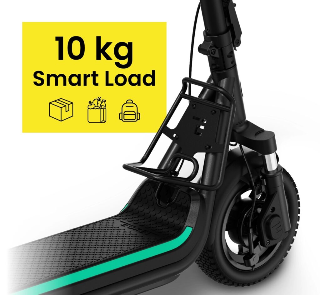 Gute Idee: Der Egret Unit hat einen Gepäckträger