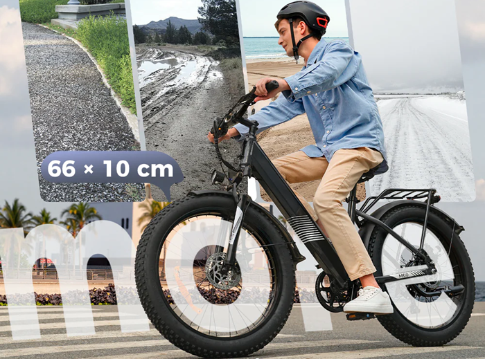 oscooter m60 mit dicken reifen sicherer und stabiler in Kurven