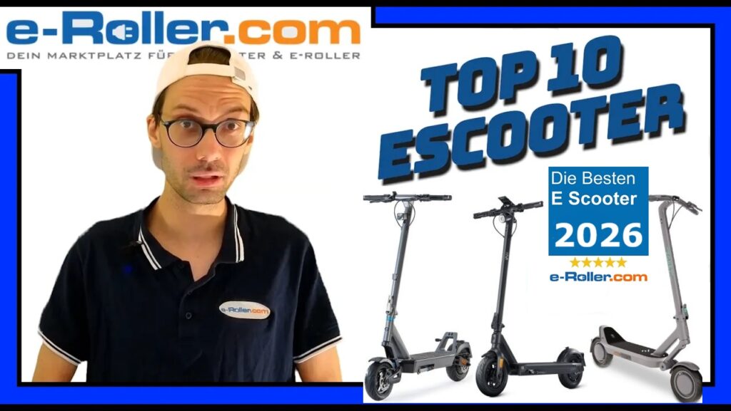 E‑Scooter Test 2026: 20 Top‑Modelle im Vergleich – Testsieger, Reichweite & Sicherheit