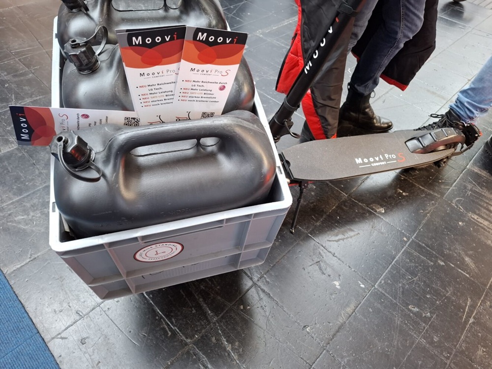 Moovi Comfort Pro Test mit Beladung am 05.08.2026
