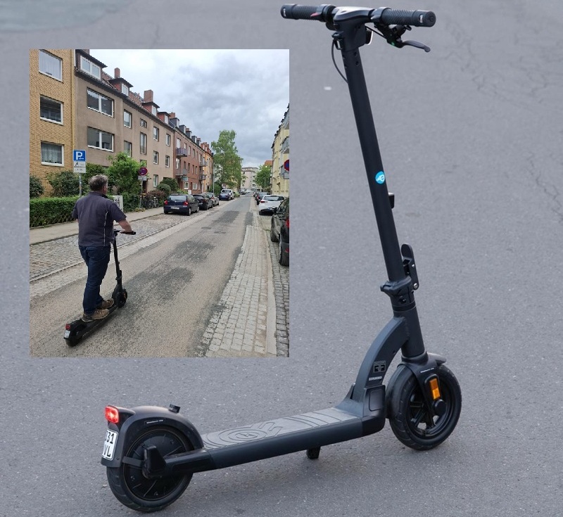 ePowerfun epf Skate im Reichweitentest - gemessen am 27.07.2026